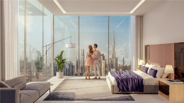 SLS Hotel & Residences Dubai s výhledy na Burj Khalifa