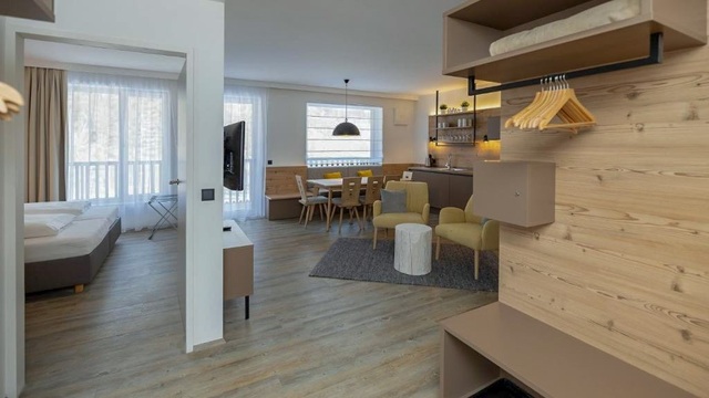 Apartmány s výhledem na hory a neomezeným osobním užíváním