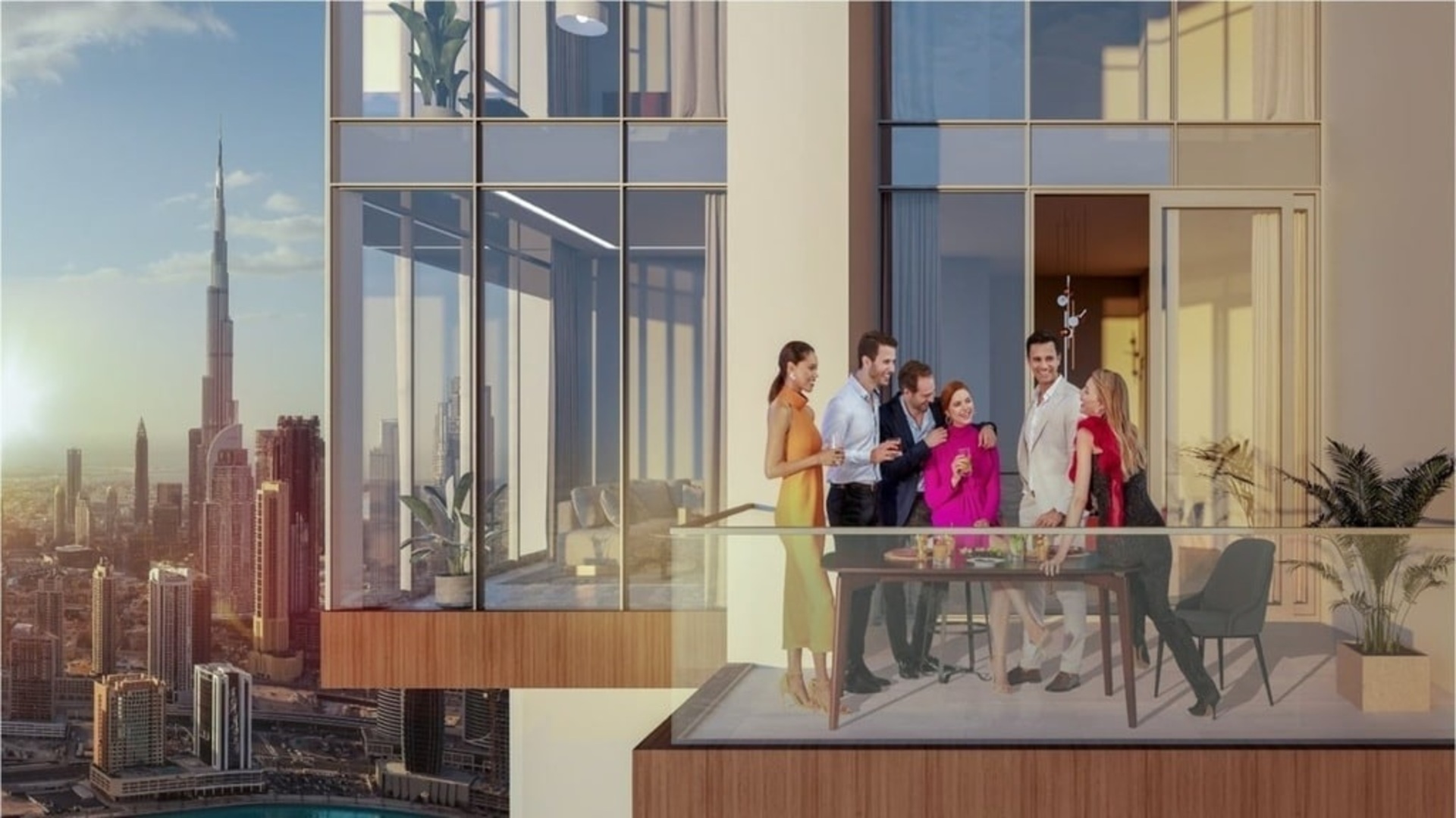 SLS Hotel & Residences Dubai s výhledy na Burj Khalifa