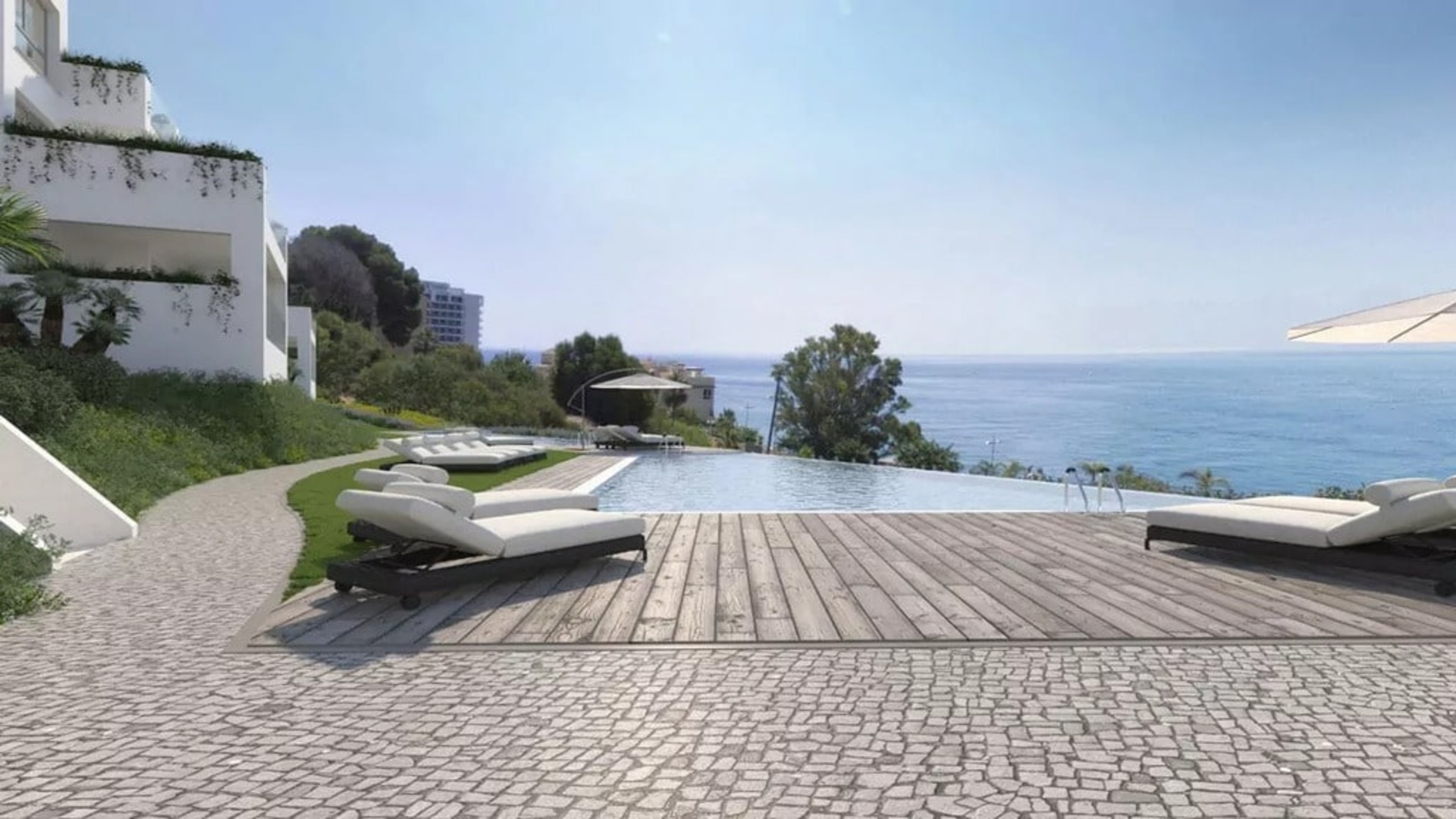 Apartmány s  výhledem na moře v Torrequebrada, Banalmádena