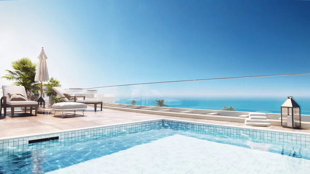 Prosvětlené apartmány v Torremolinos s výhledy na moře