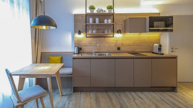Apartmány s výhledem na hory a neomezeným osobním užíváním