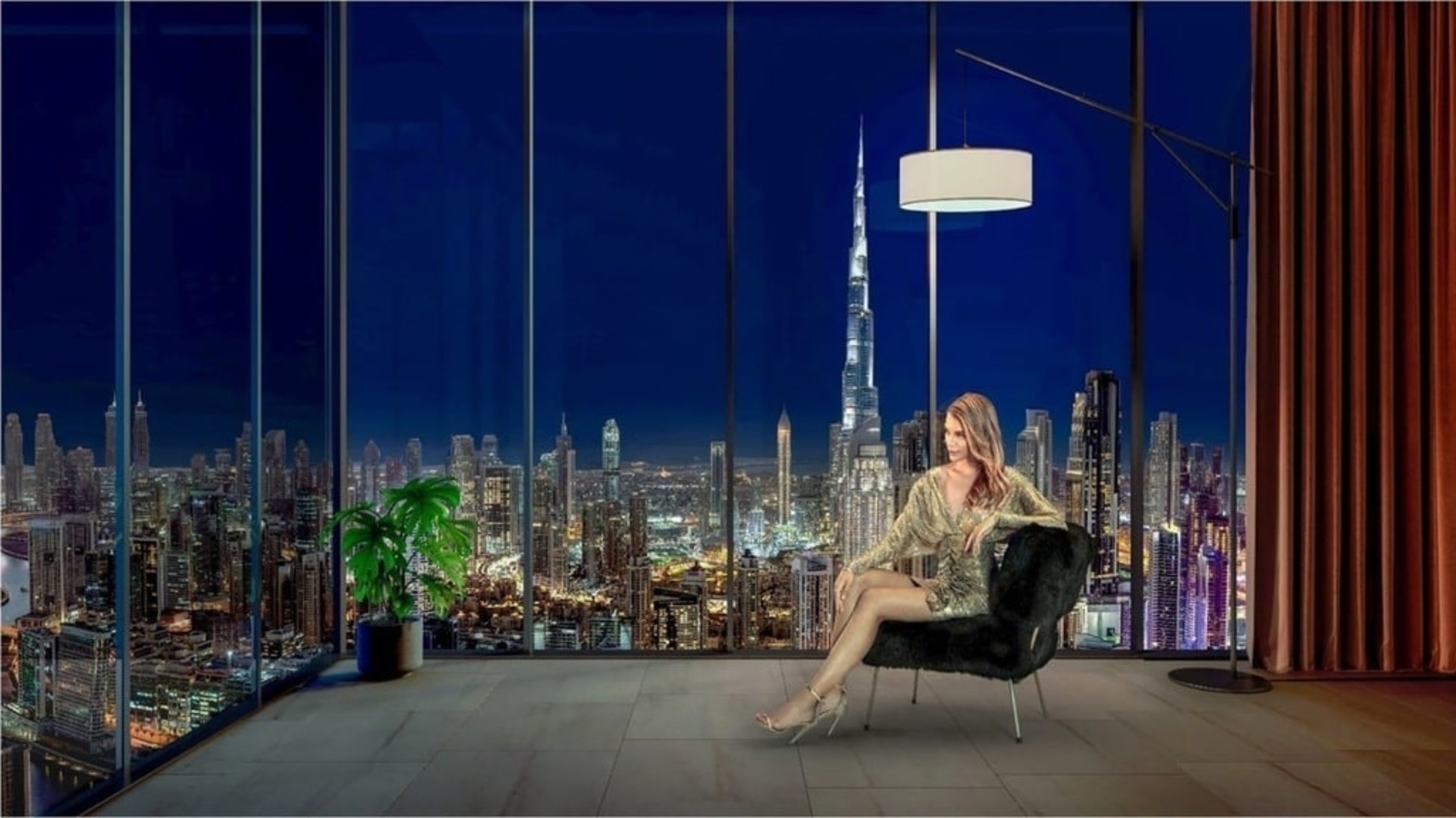 SLS Hotel & Residences Dubai s výhledy na Burj Khalifa