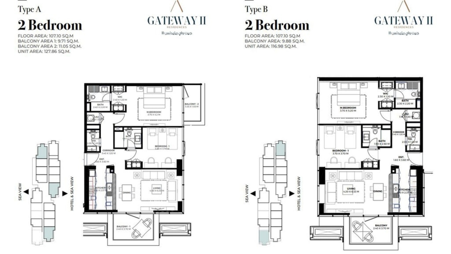 Gateway Residences 2 - krásné apartmány na Hayat Island